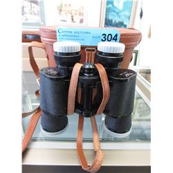 Japanese binoculars with leather case