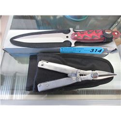 2 New knives & multi practic tools