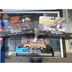 3 Die Cast "Album Cover" Beatles vehicles