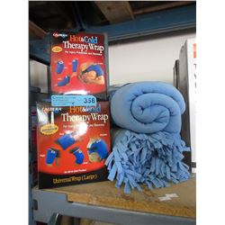 New therapy wraps & fleece blankets