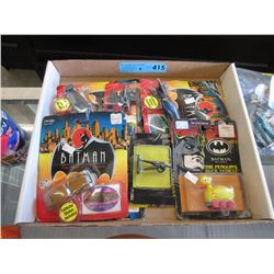 8 Batman vehicles & figurines