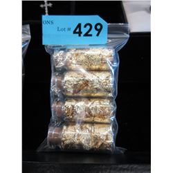 4 Vials of gold leaf