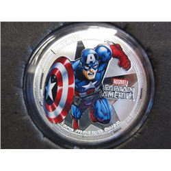 Captain America collectors round in dispaly tin