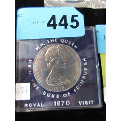 1970 New Zealand commemorative $1 coin
