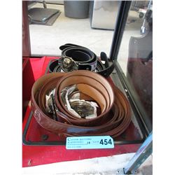 10 New belts with buckles