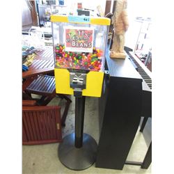 Coin operated candy dispenser