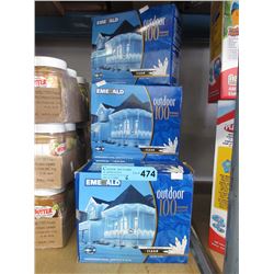 6 Sets of new clear outdoor swag lights