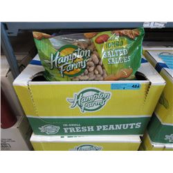 2 Cases of in-shell "jumbo salted" peanuts
