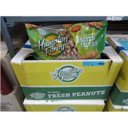 2 Cases of in-shell "jumbo salted" peanuts