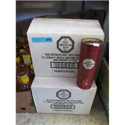 6 Cases of "Old Speckled Hen" pint glasses