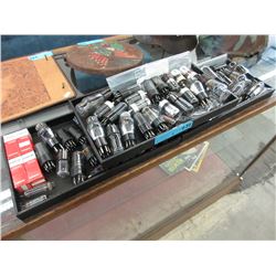 3 Trays of electronic tubes