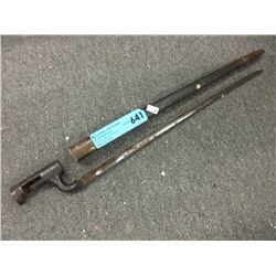 WW1 Bayonet and Scabbard