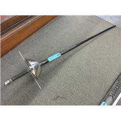 Basket hilt fencing foil for training
