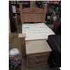 Image 1 : New - Queen size bed frame & bed side table