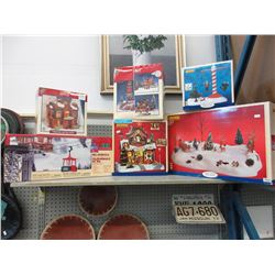 6 New Christmas Village decorations