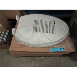 3 New plastic toilet seats