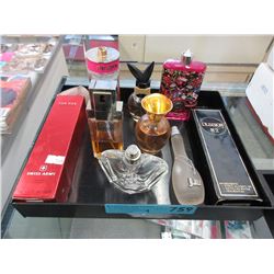 9 Perfume bottles