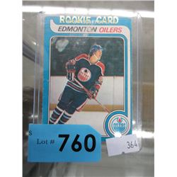 Wayne Gretzky rookie card