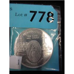 1 Troy Ounce .999 Fine Silver round