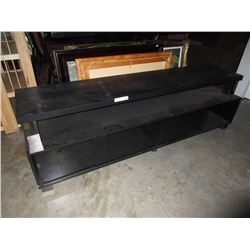 Large black entertainment stand - used