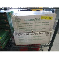 2 Cases of "Hilton Garden" hospitality mints