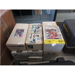 11 Boxes of hockey cards