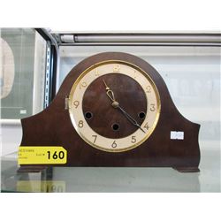 Vintage wood cased mantle clock