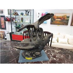 Florentine Art Studios "Fighting Eagles" statue