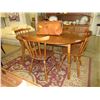 Image 3 : Vintage maple dining set - 7 Pieces