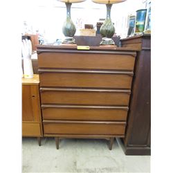 Mid-Century modern 5 drawer dresser - used
