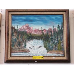 L. Donati signed original oil on canvas