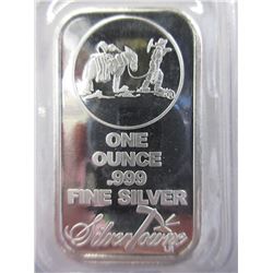 1 Troy Oz. "Miner/ Mule" Motif .999 Silver Bar