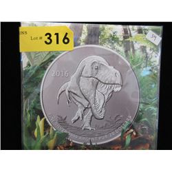 2016 Tyrannosaurus Rex Canadian $20 Silver coin