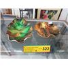 Image 1 : 2 See-Tu-See art bowls