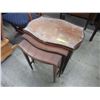 Image 1 : Vintage Mahogany Nesting Table Set