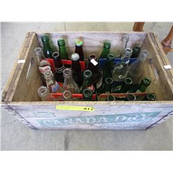 Vintage - Canada Dry crate & contents