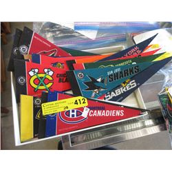29 Mini 8" Hockey pennants