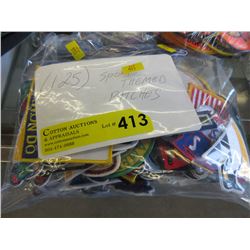 125 Sports themed patches