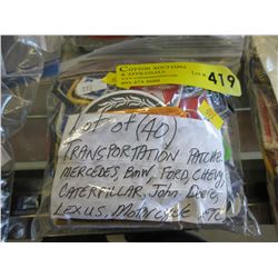 40 Assorted Automotive patches
