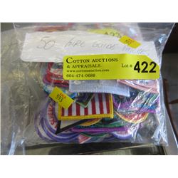 50 Girl Guide patches