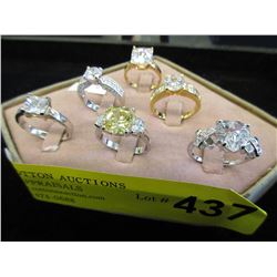 6 High Quality fashion rings