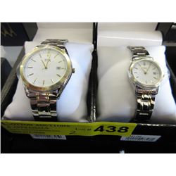 New - His & Hers "TFX" wrist watches
