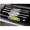 Image 1 : 8 Sterling handled knives & desert server