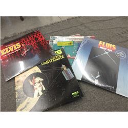 7 Vintage LP Records - 3 Elvis