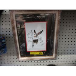 Richard Shorty framed print "Eagles"