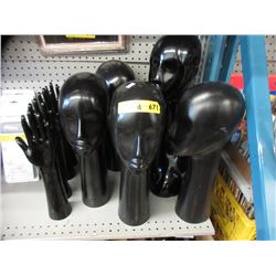 10 Display mannequin heads & hands