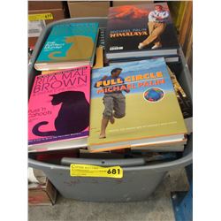 Tote full of books - used