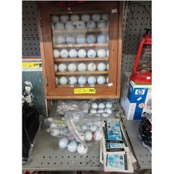 Autographed golf ball collection
