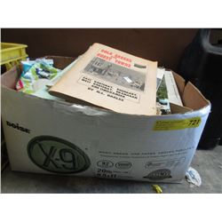 Box lot of rotary tool accessories