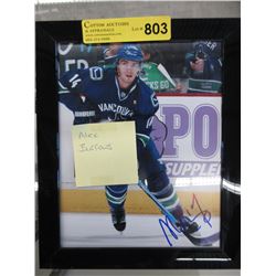 Autographed -  Alex Burrows framed photo